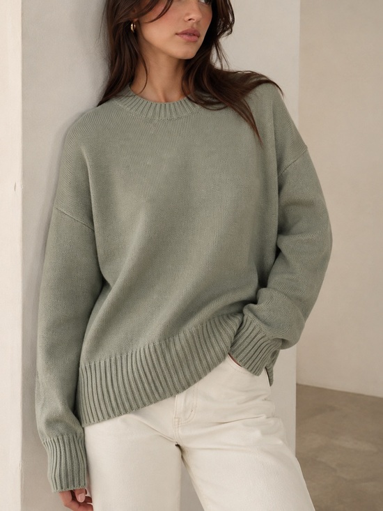 Banana Republic Sweaters - Banana Republic Sage Green Oversized Knit Sweater XXL